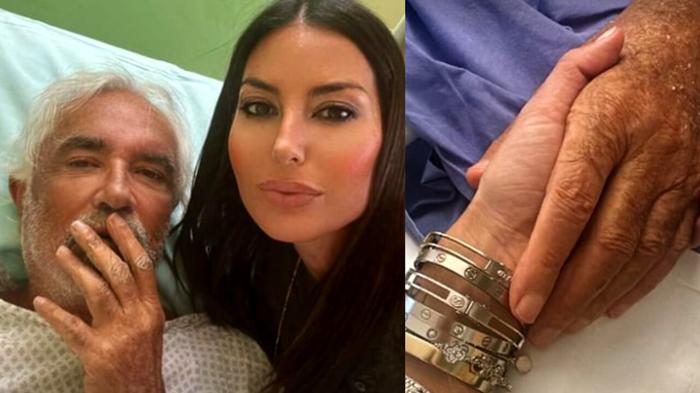 Elisabetta Gregoraci sostiene Flavio Briatore durante il suo intervento per un tumore benigno al cuore