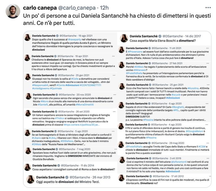 Il post di Carlo Canepa su X carlo-canepa-daniela-santanche