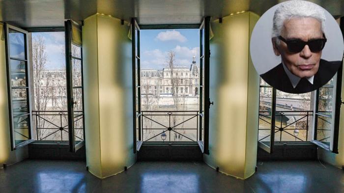 L’appartamento futuristico di Karl Lagerfeld a Parigi