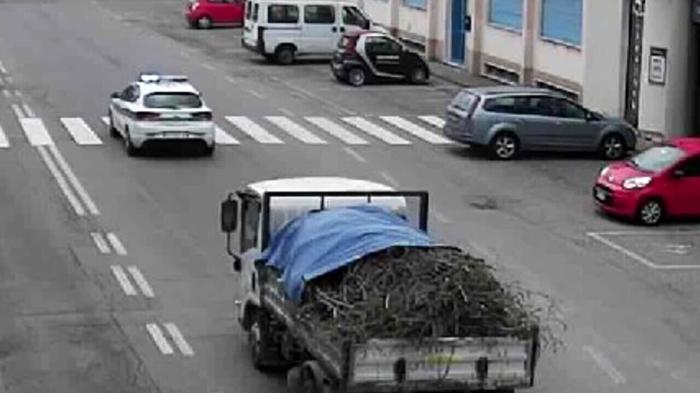 Multato a Bresso per trasporto abusivo di rifiuti verdi