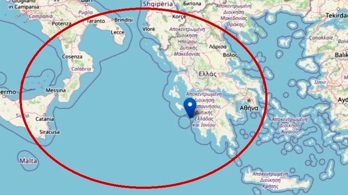 Terremoto di magnitudo 5.8 al largo delle isole Strophades: nessun danno grave riportato