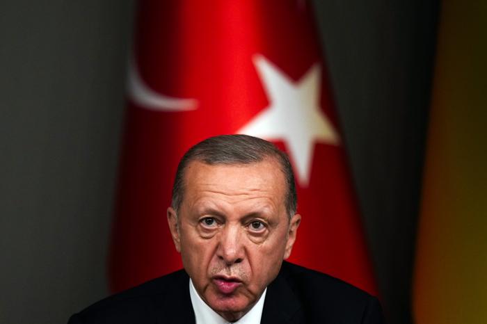 Erdogan (Foto Ap / LaPresse)