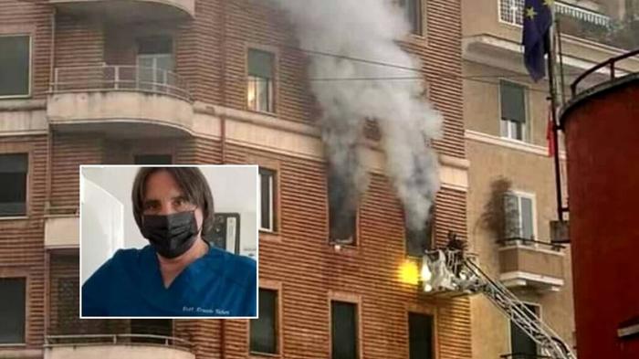 Tragico incendio nella casa del dentista Ernesto Tafuri a Roma