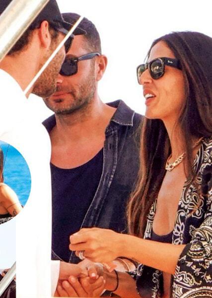 Gilda che tiene la mano a Stefano, foto da Chi-2 Gilda che tiene la mano a Stefano, foto da Chi-2