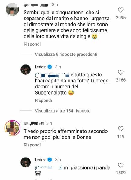 I commenti di Fedez-2 I commenti di Fedez-2