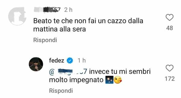 I commenti sotto al post di Fedez-2 I commenti sotto al post di Fedez-2