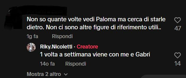 Il commento di Ricki Nicoletti Il commento di Ricki Nicoletti