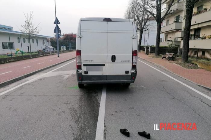 Il luogo dell'incidente ad Alseno. Foto IlPiacenza Il luogo dell'incidente ad Alseno. Foto IlPiacenza