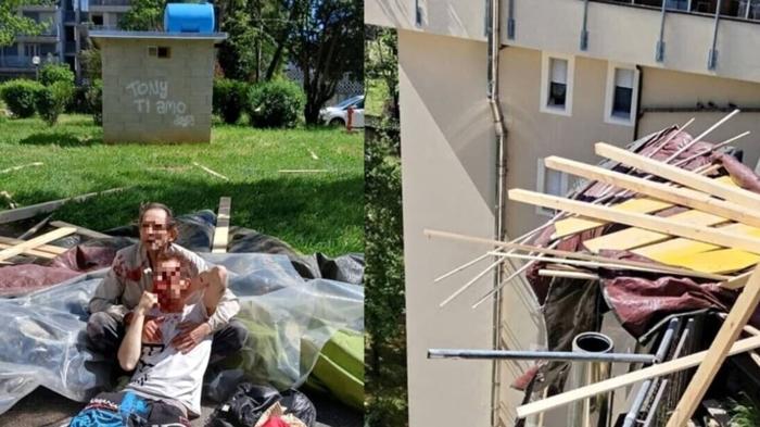 Incidente a Cinisello Balsamo: uomo colpito da pannelli di legno dal condominio