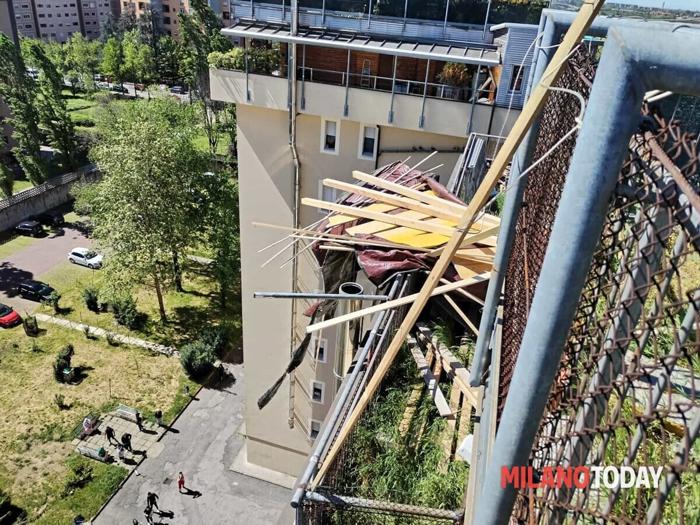 L'incidente oggi a Cinisello L'incidente oggi a Cinisello