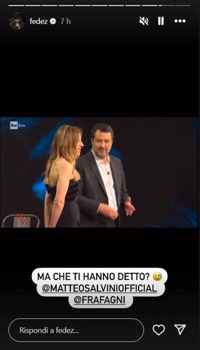 La stories di Fedez La stories di Fedez