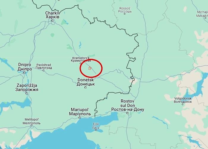 L'area dove nelle ultime ore si sono concentrati gli attacchi russi MAPPA_UCRAINA-2