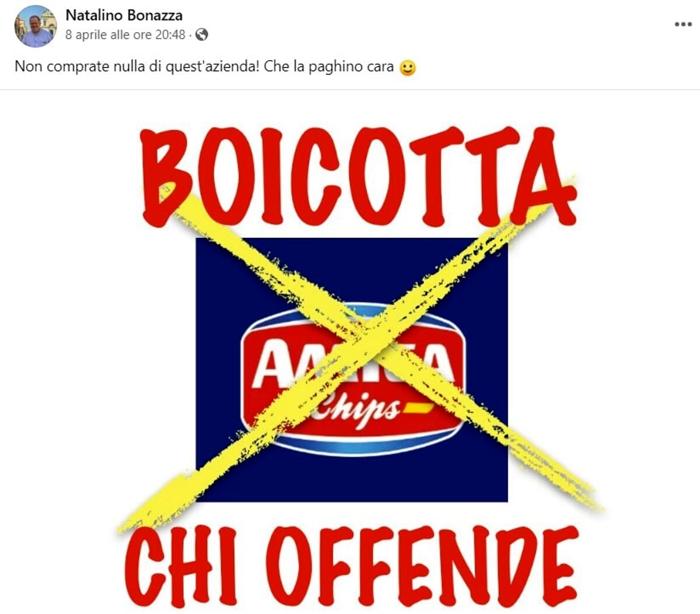 il post di don Natalino Bonazza sulla pubblicità di Amica Chips il post di don Natalino Bonazza sulla pubblicità di Amica Chips