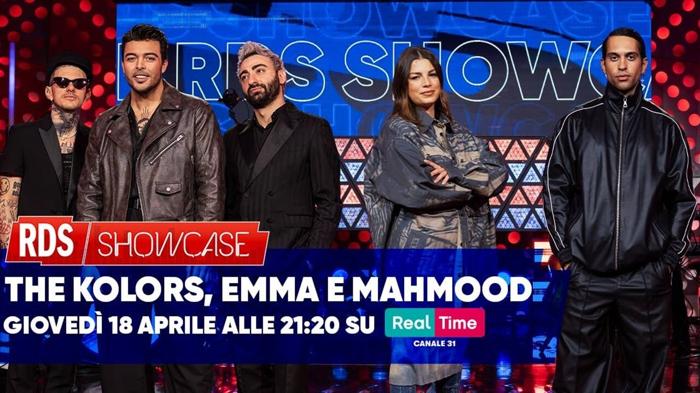 RDS Showcase: Serata di Musica con The Kolors, Emma e Mahmood