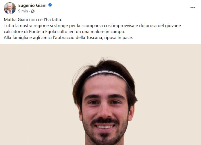 Il post di Eugenio Giani Screenshot 2024-04-15 114527