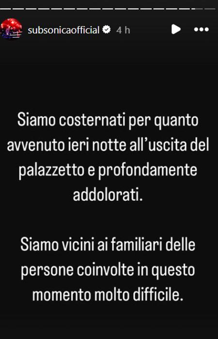 Storia pubblicata dai Subsonica su Instagram storia-3