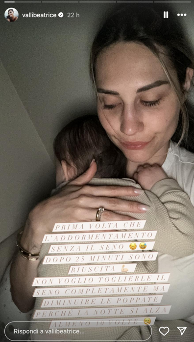 Storia Instagram Beatrice Valli 1 Storia Instagram Beatrice Valli 1