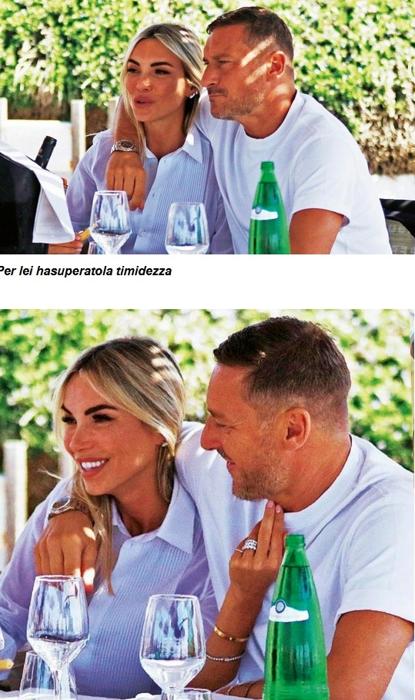 Francesco Totti e Noemi Bocchi, foto esclusive su Chi totti bocchi 1