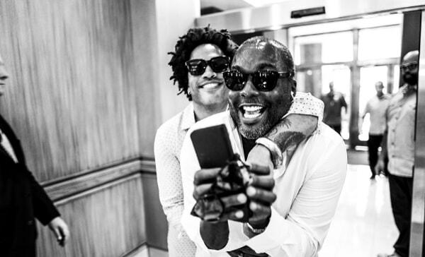 Lenny Kravitz con Lee Daniels Lenny Kravitz con Lee Daniels