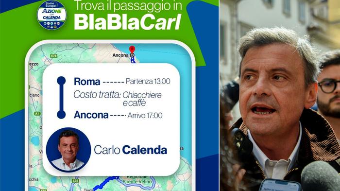 BlaBlaCarl: Il Tour Elettorale di Calenda in Auto con i Follower