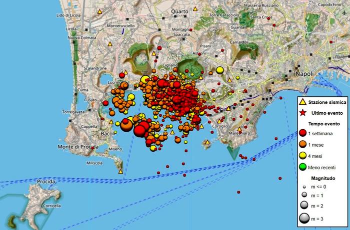 Gli ultimi terremoti registrati nei campi flegrei campi flegrei ultimi terremoti-2