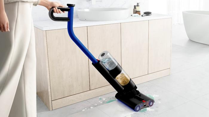 Dyson presenta il lavapavimenti WashG1: innovazione nella pulizia ad acqua