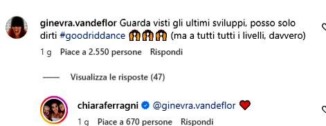 ferragni commento ferragni commento