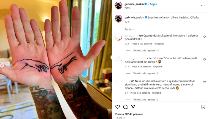Il post di Gabriele Anakin Il post di Gabriele Anakin