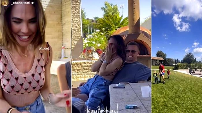 Ilary Blasi: Compleanno nella villa con Totti