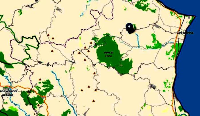 L'epicentro del sisma L'epicentro del sisma