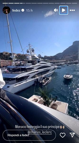 La vista dallo yacht sul quale soggiornava Fedez-2