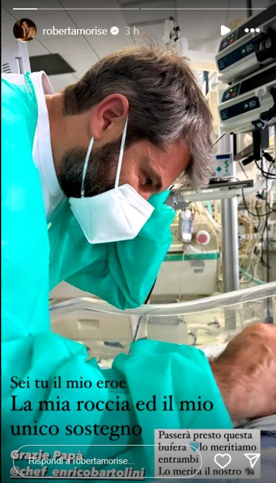 Enrico Bartolini in ospedale roberta morise -4