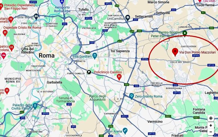 Il luogo della sparatoria SPARATORIA_MAPPA