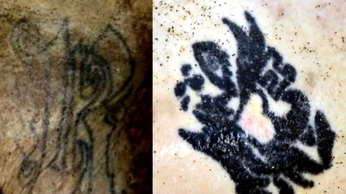 Mistero dei tatuaggi: identità sconosciuta sulla spiaggia di Rodia