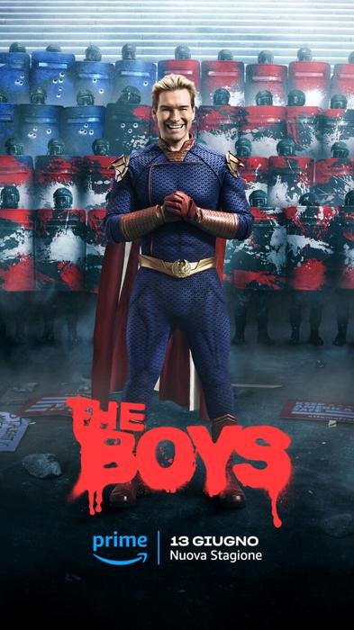 The Boys 4 - locandina Patriota Homelander The Boys 4 - locandina Patriota Homelander