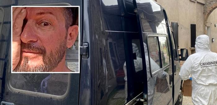 La scientifica dei carabinieri sul luogo della tragedia (©Gatta/BresciaToday). Nel riquadro, Cristian Catalano cristian catalano bresciatoday