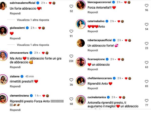 Cuori e sostegno per Antonella Clerici nei commenti sotto al suo post-2 Cuori e sostegno per Antonella Clerici nei commenti sotto al suo post-2