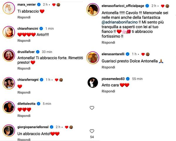 Da Mara Venier a Elena Sofia Ricci, i messaggi per Antonella-2 Da Mara Venier a Elena Sofia Ricci, i messaggi per Antonella-2