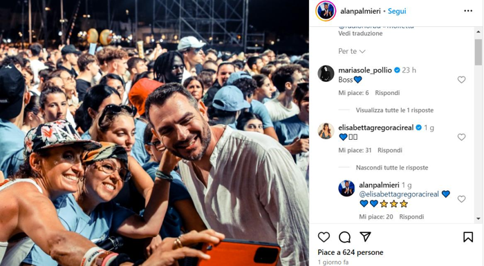Il commento di Elisabetta Gregoraci Il commento di Elisabetta Gregoraci