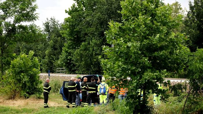 Il luogo della tragedia, foto LaPresse Il luogo della tragedia, foto LaPresse