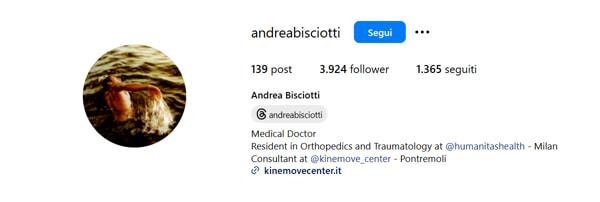 Il profilo Instagram di Andrea Bisciotti-2 Il profilo Instagram di Andrea Bisciotti-2