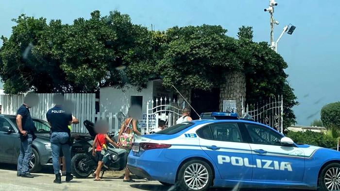 Il sopralluogo della polizia sulla litoranea nord a Brindisi