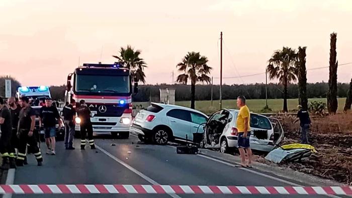 Incidente stradale a Brindisi: morte di una donna e tre feriti