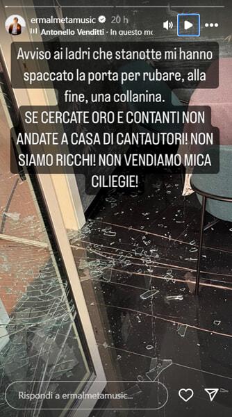 La storia di Ermal Meta in cui denuncia il furto-2 La storia di Ermal Meta in cui denuncia il furto-2
