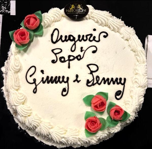 La torta per Andreas Muller, foto da Instagram-2 La torta per Andreas Muller, foto da Instagram-2