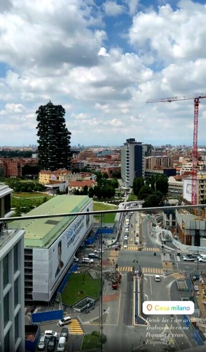 La vista da casa di Wanda Nara La vista da casa di Wanda Nara