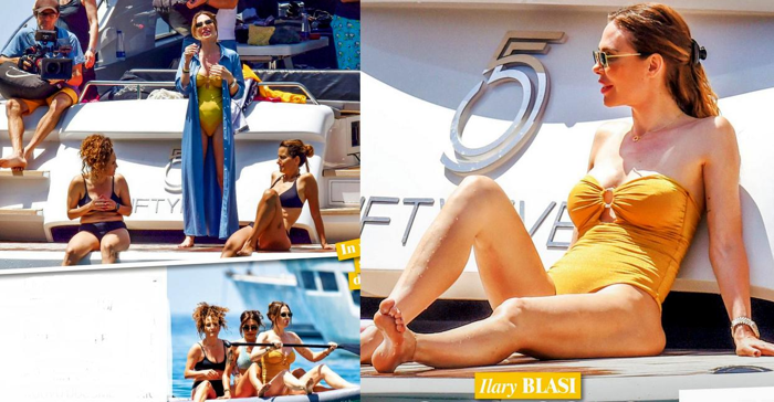 Le foto di Ilary Blasi a Ponza con le amiche