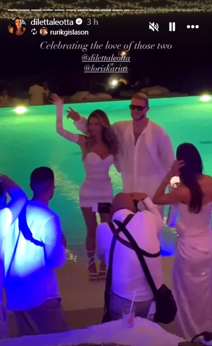 Diletta Leotta e Loris Karius al white party leotta-21