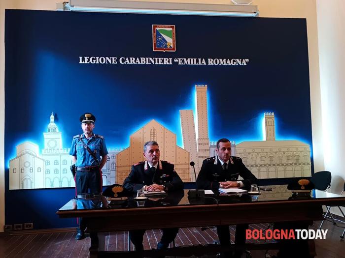 La conferenza stampa dei carabinieri (Foto da BolognaToday) La conferenza stampa dei carabinieri (Foto da BolognaToday)