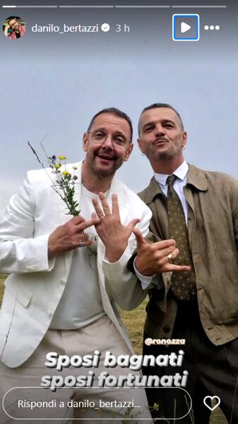 Danilo Bertazzi e Roberto Nozza, foto da Instagram-3 Danilo Bertazzi e Roberto Nozza, foto da Instagram-3